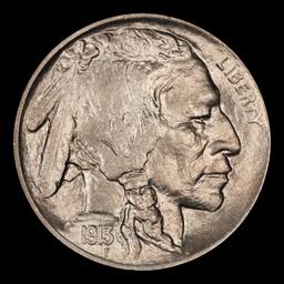 1913-p Ty II Buffalo Nickel 5c Grades ms65