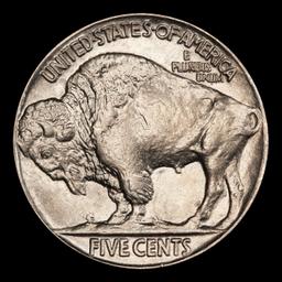 1913-p Ty II Buffalo Nickel 5c Grades ms65
