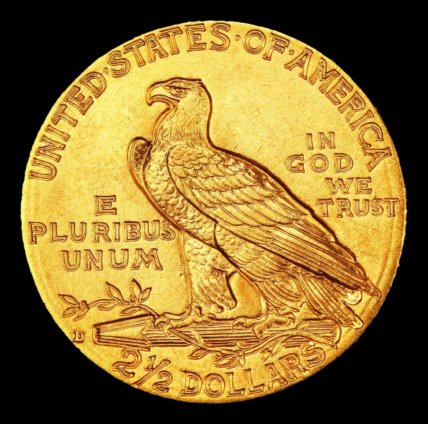 1914-d Gold Indian Quarter Eagle $2 1/2 ms65+ SEGS