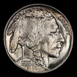 1923-p Buffalo Nickel Near Top Pop! 5c ms67 SEGS