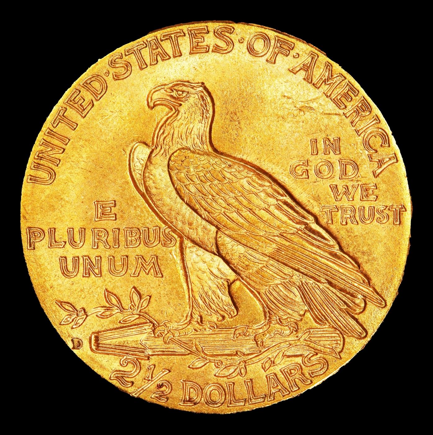 1925-d Gold Indian Quarter Eagle Near Top Pop! $2 1/2 ms66 USCG