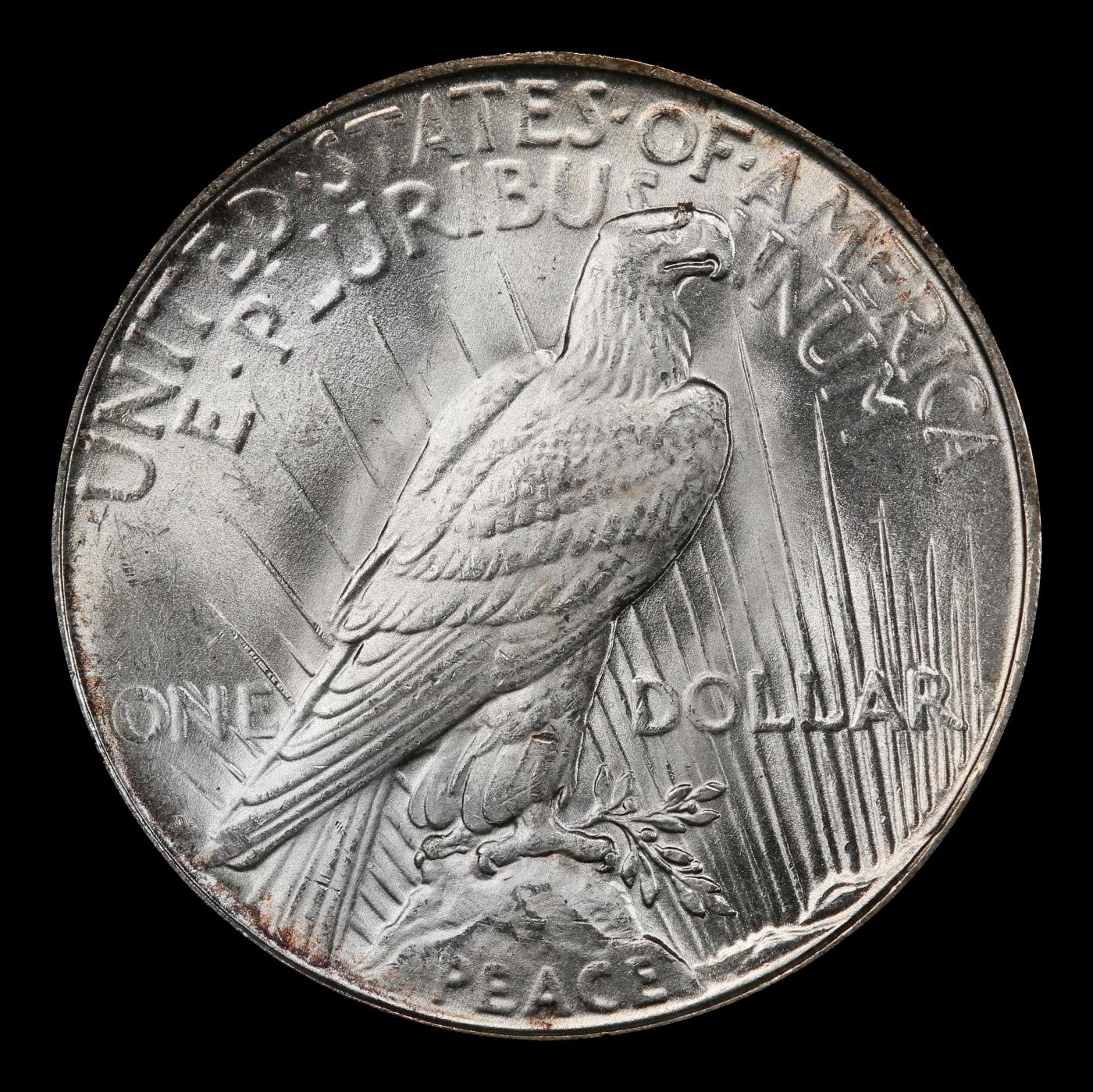 1923-d Peace Dollar $1 Grades ms64+
