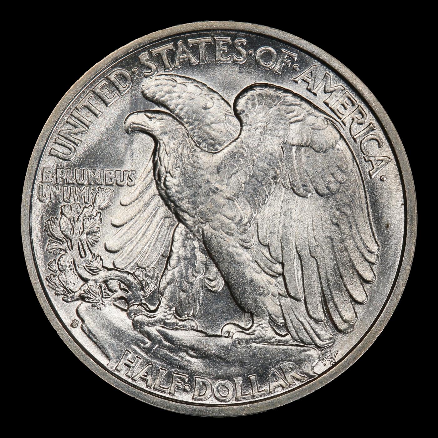1941-s Walking Liberty Half Dollar 50c Grades ms65