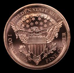 Standing Liberty Quarter Style - 1oz .999 Fine Copper Round