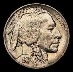 1915-p Buffalo Nickel Near Top Pop! 5c ms67 SEGS
