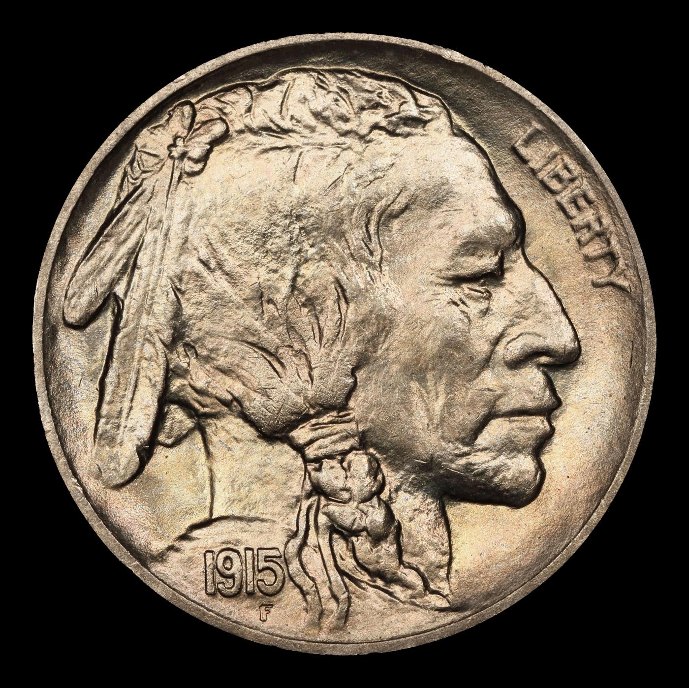 1915-p Buffalo Nickel Near Top Pop! 5c ms67 SEGS