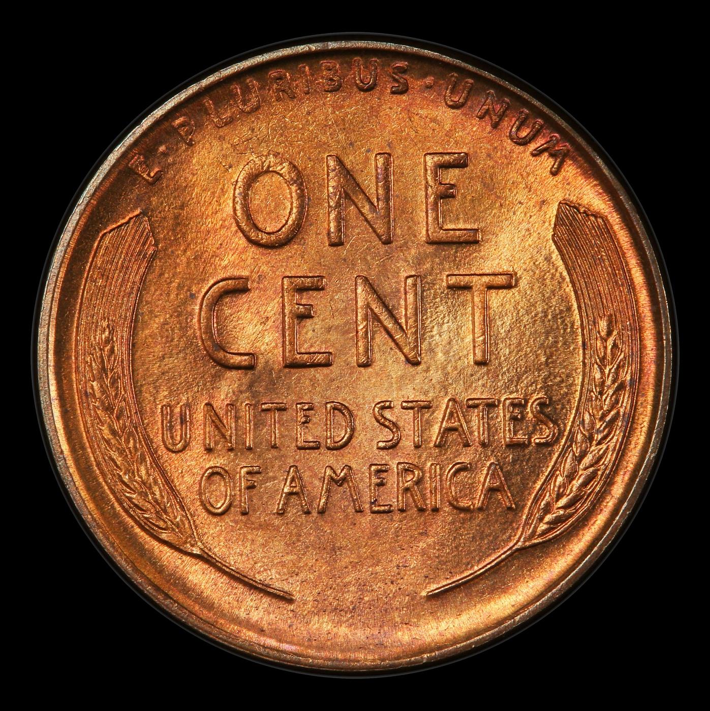1925-d Lincoln Cent Near Top Pop! 1c ms65 rd SEGS