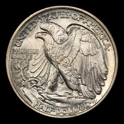 1937-p Walking Liberty Half Dollar Near Top Pop 50c ms67+ SEGS