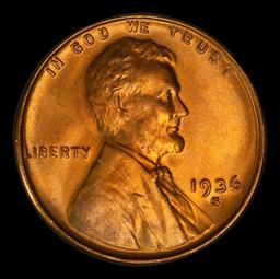 1936-s Lincoln Cent Near Top Pop 1c ms67 rd SEGS