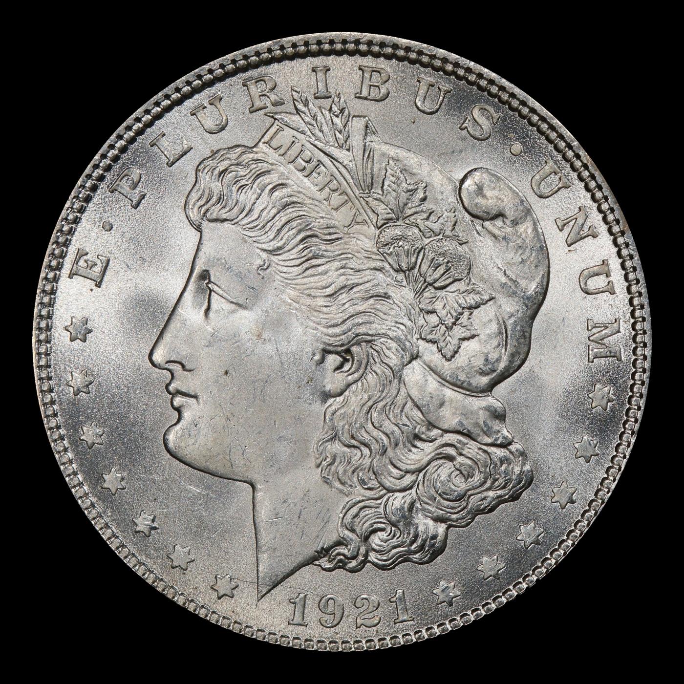 1921-p Morgan Dollar $1 Grades ms65+