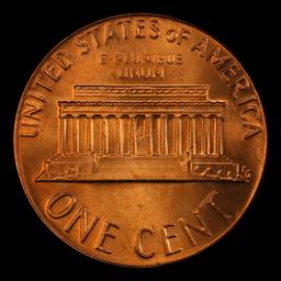 1977-p Lincoln Cent Near Top Pop 1c ms67+ rd SEGS
