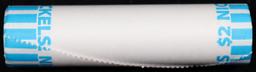 BU Shotgun Jefferson 5c roll, 1987-p 40 pcs Bank $2 Nickel Wrapper
