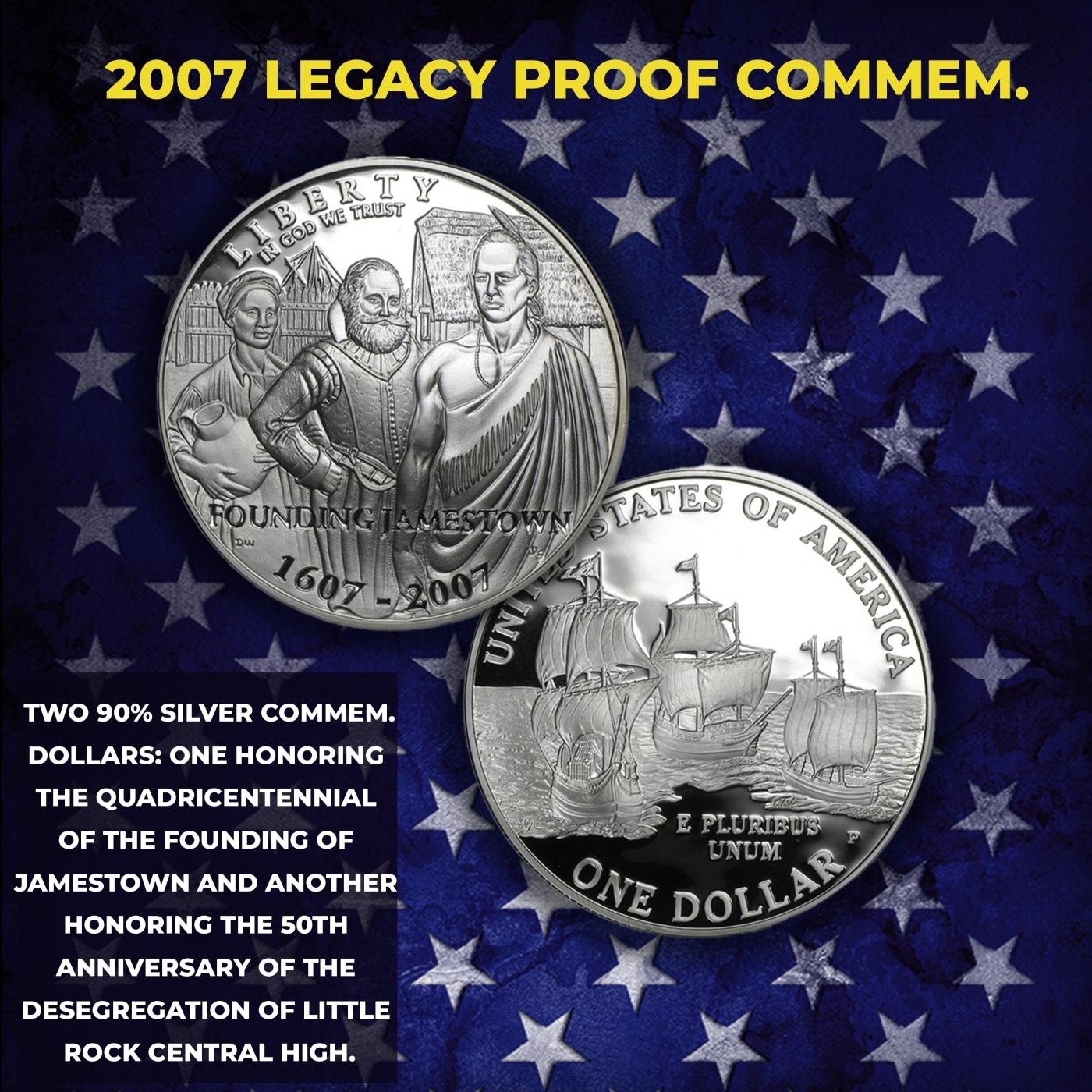2005-2008 Full Run of US Mint American Legacy Proof Sets - 56 Coins Total, 4 Complete Sets Over 6 oz