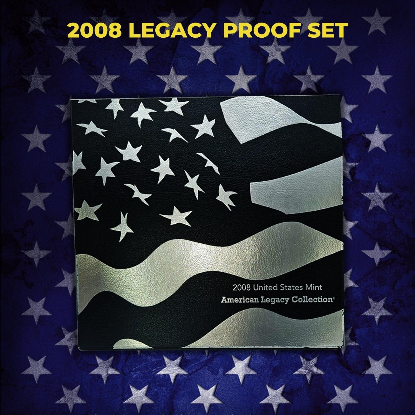 2005-2008 Full Run of US Mint American Legacy Proof Sets - 56 Coins Total, 4 Complete Sets Over 6 oz