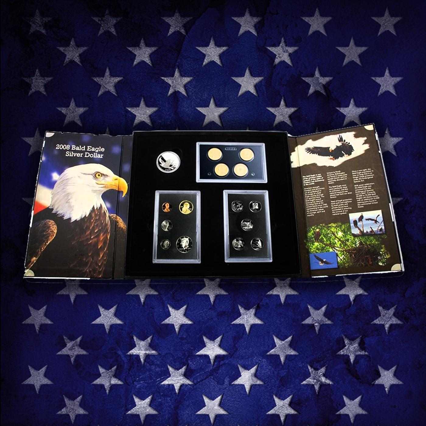 2005-2008 Full Run of US Mint American Legacy Proof Sets - 56 Coins Total, 4 Complete Sets Over 6 oz