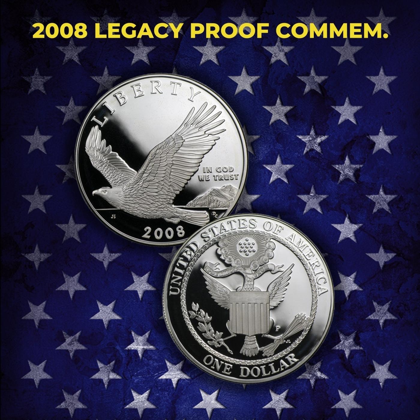 2005-2008 Full Run of US Mint American Legacy Proof Sets - 56 Coins Total, 4 Complete Sets Over 6 oz