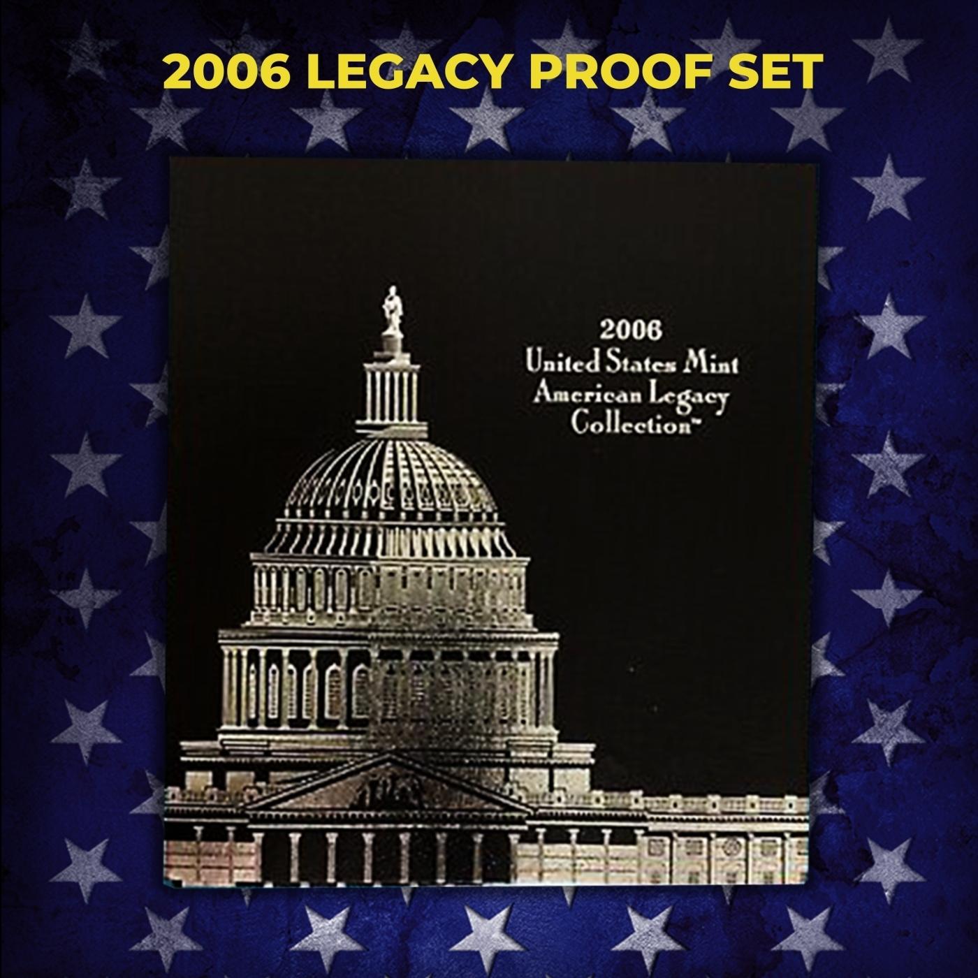 2005-2008 Full Run of US Mint American Legacy Proof Sets - 56 Coins Total, 4 Complete Sets Over 6 oz