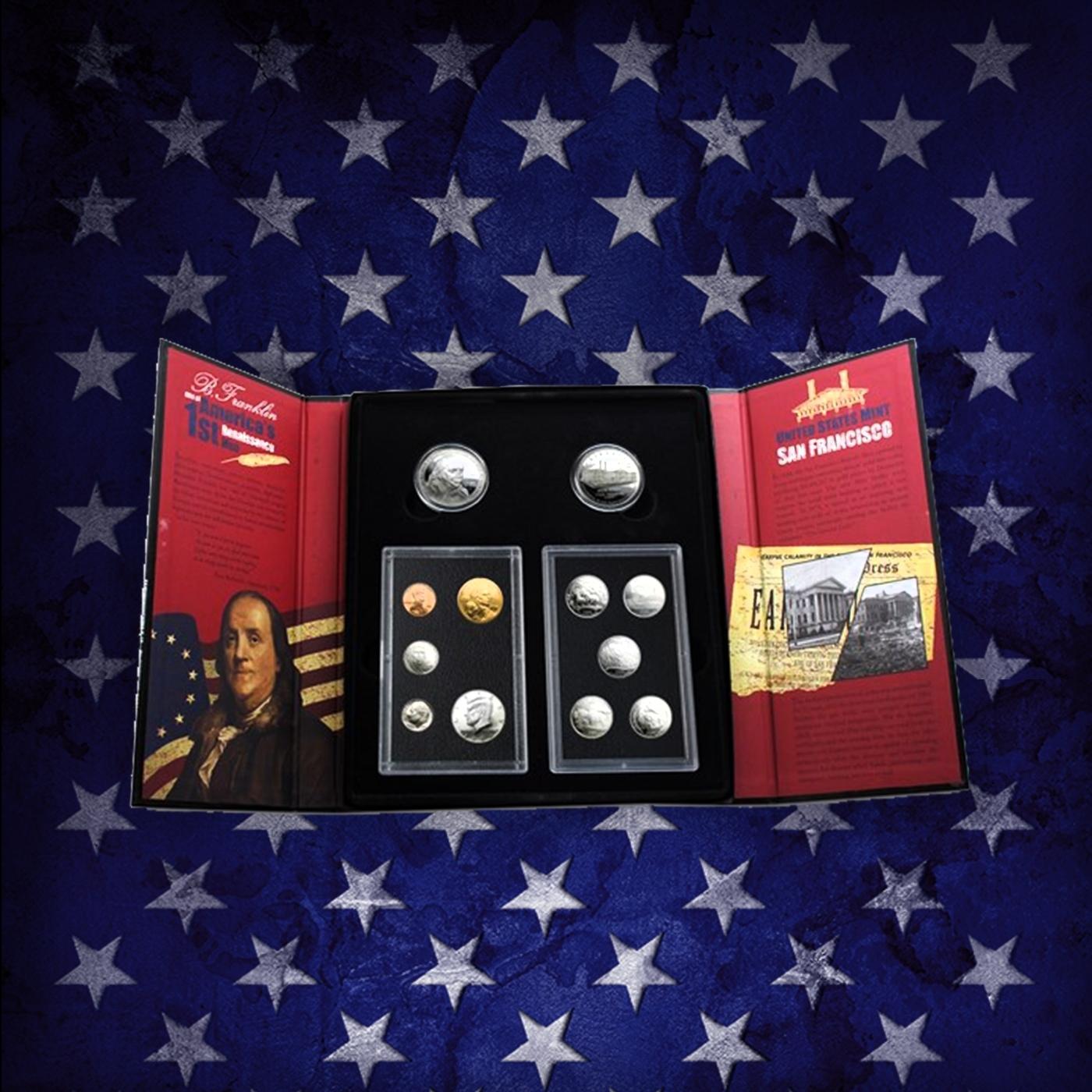 2005-2008 Full Run of US Mint American Legacy Proof Sets - 56 Coins Total, 4 Complete Sets Over 6 oz
