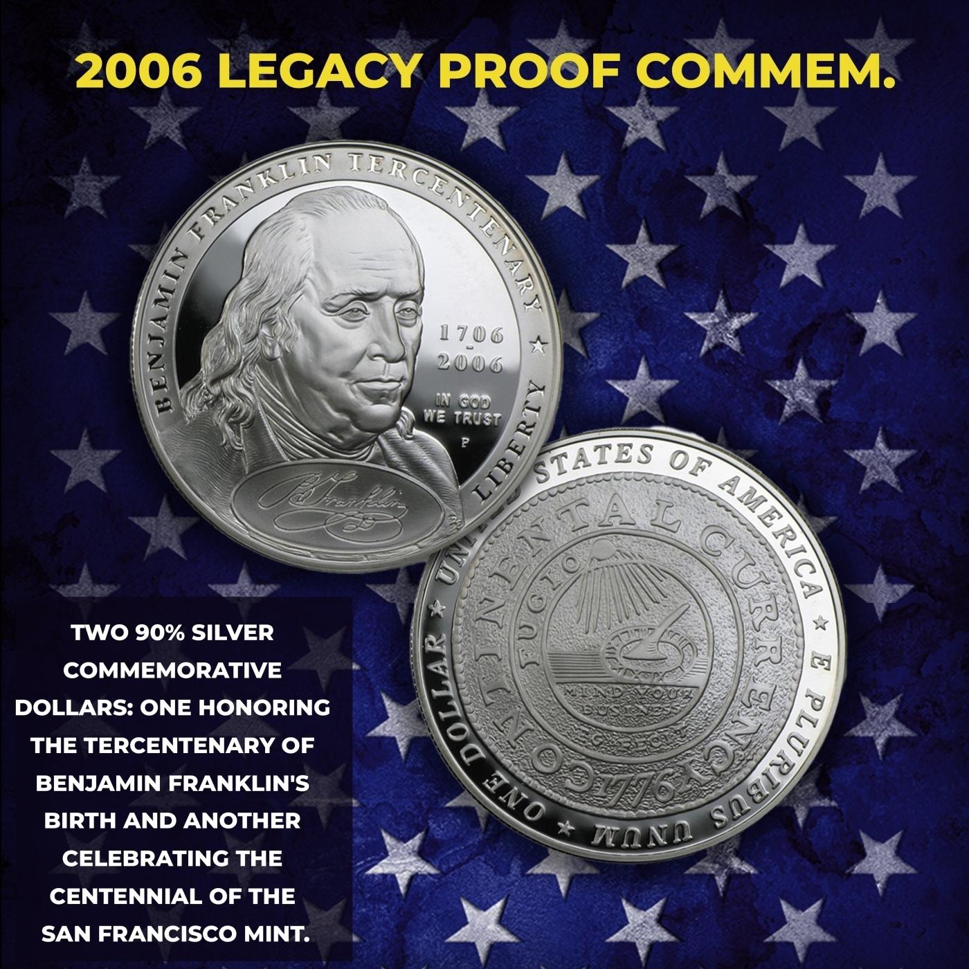2005-2008 Full Run of US Mint American Legacy Proof Sets - 56 Coins Total, 4 Complete Sets Over 6 oz
