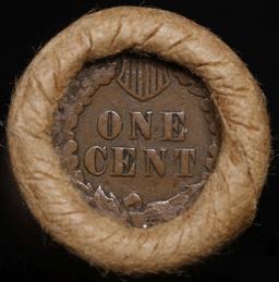 Lincoln Wheat Cent 1c Mixed Roll Orig Brandt McDonalds Wrapper, 1912-d end, Indian other end