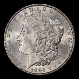 1904-p Morgan Dollar $1 Grades ms63