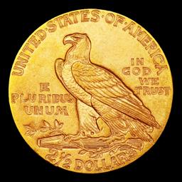 1915-p Gold Indian Quarter Eagle $2 1/2 ms64+ SEGS