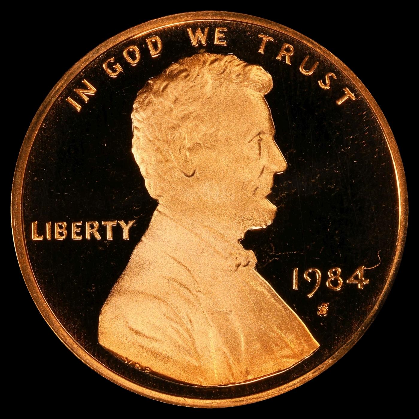 1984-s Proof Lincoln Cent 1c pr70 rd dcam SEGS