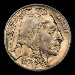 1927-p Buffalo Nickel Near Top Pop 5c ms67 SEGS