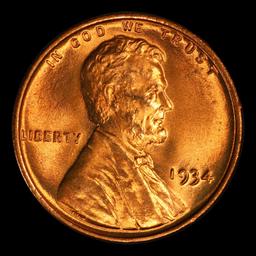 1934-p Lincoln Cent Near Top Pop 1c ms67 rd SEGS