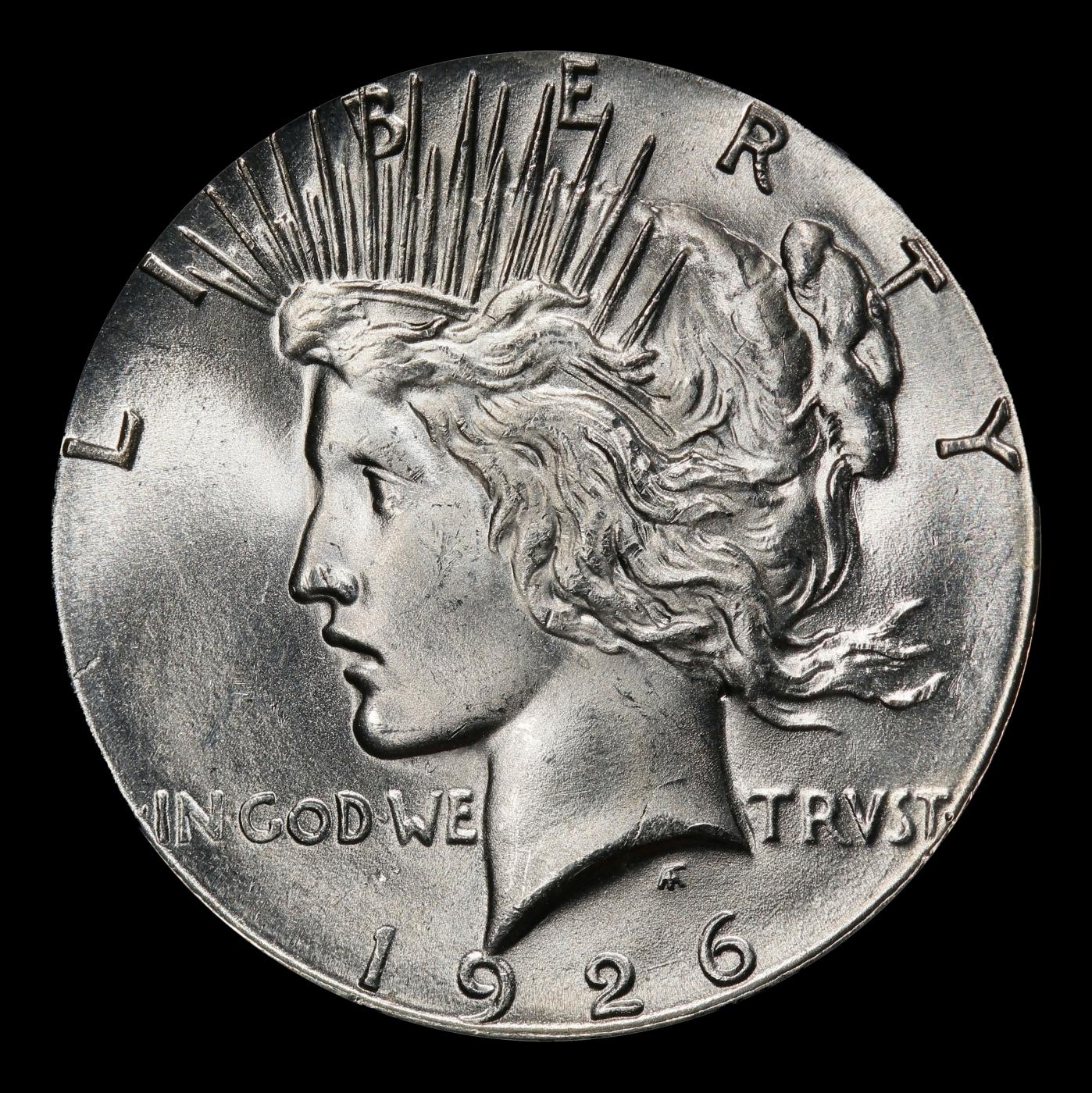 1926-s Peace Dollar $1 Grades ms65