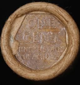 Lincoln Wheat Cent 1c Mixed Roll Orig Brandt McDonalds Wrapper, 1932-d end, Wheat other end