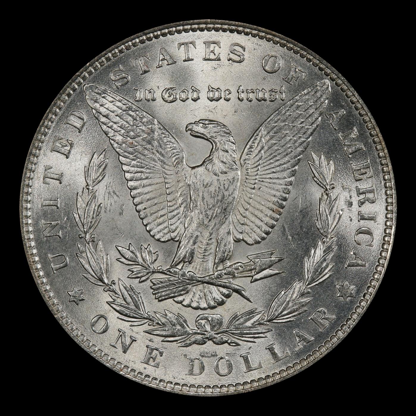 1891-p Morgan Dollar $1 Grades ms63+