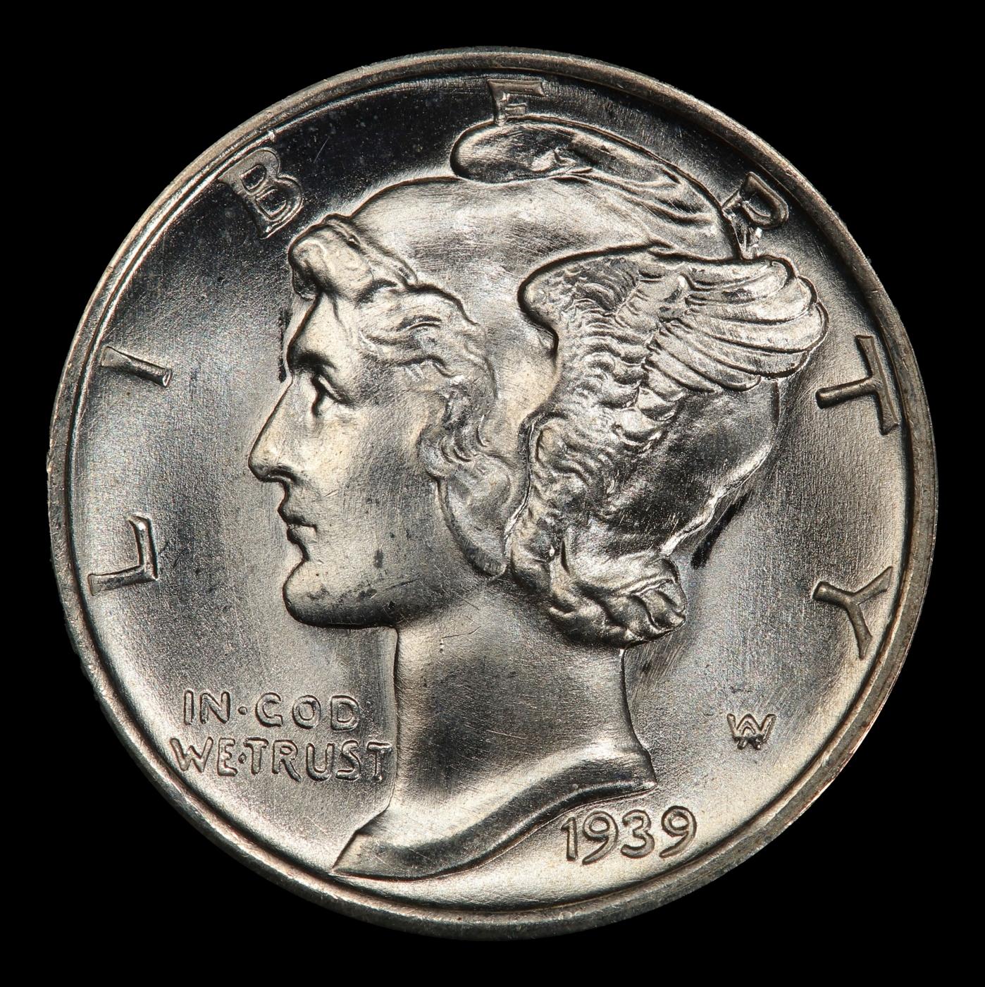 1939-s Mercury Dime 10c ms66+ FSB SEGS