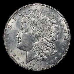 1921-d Morgan Dollar $1 Grades ms62+