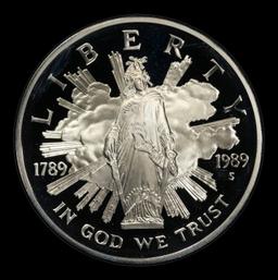 1989-s Congress Proof Modern Commem Dollar $1 pr70 dcam SEGS