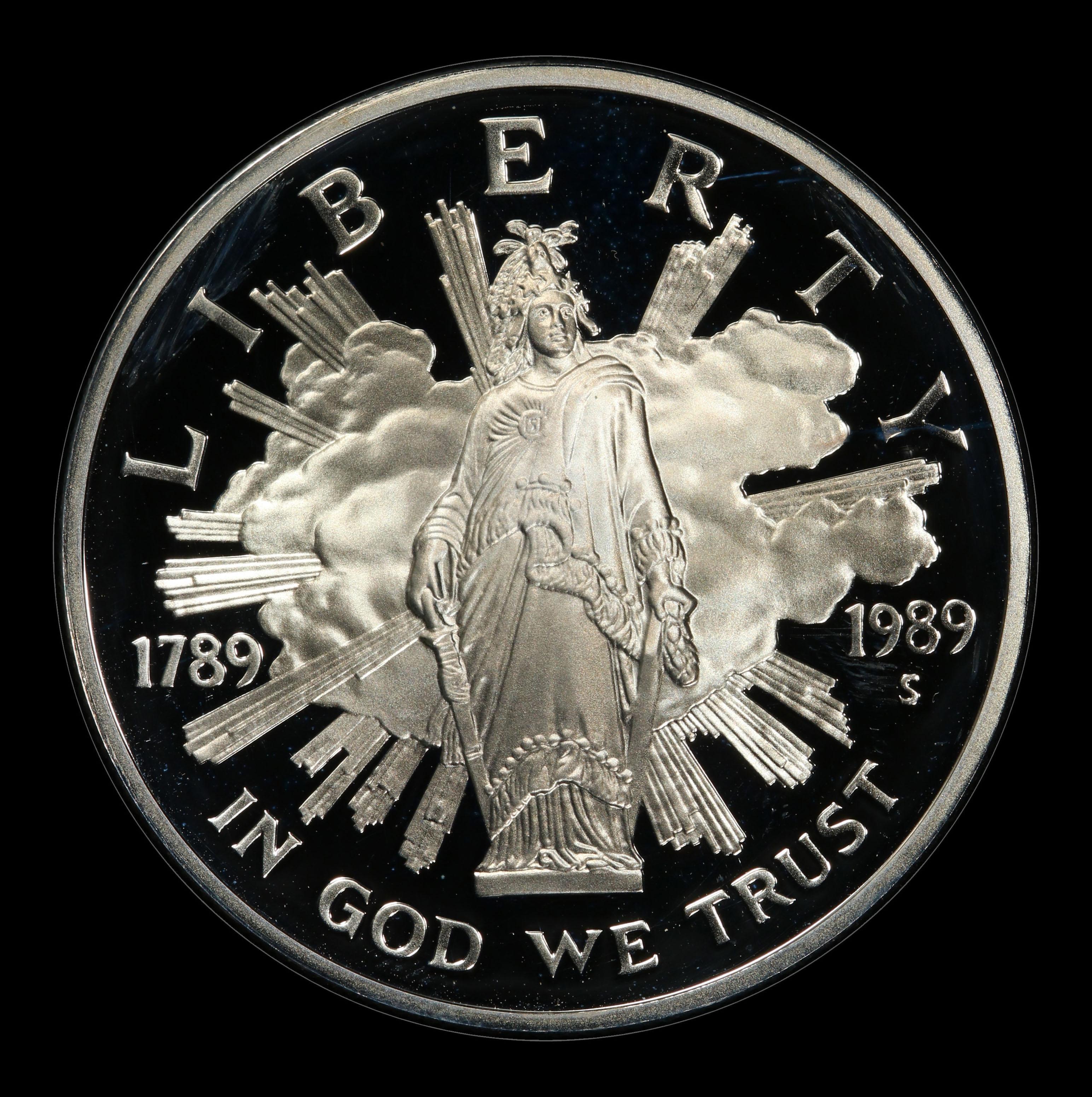 1989-s Congress Proof Modern Commem Dollar $1 pr70 dcam SEGS