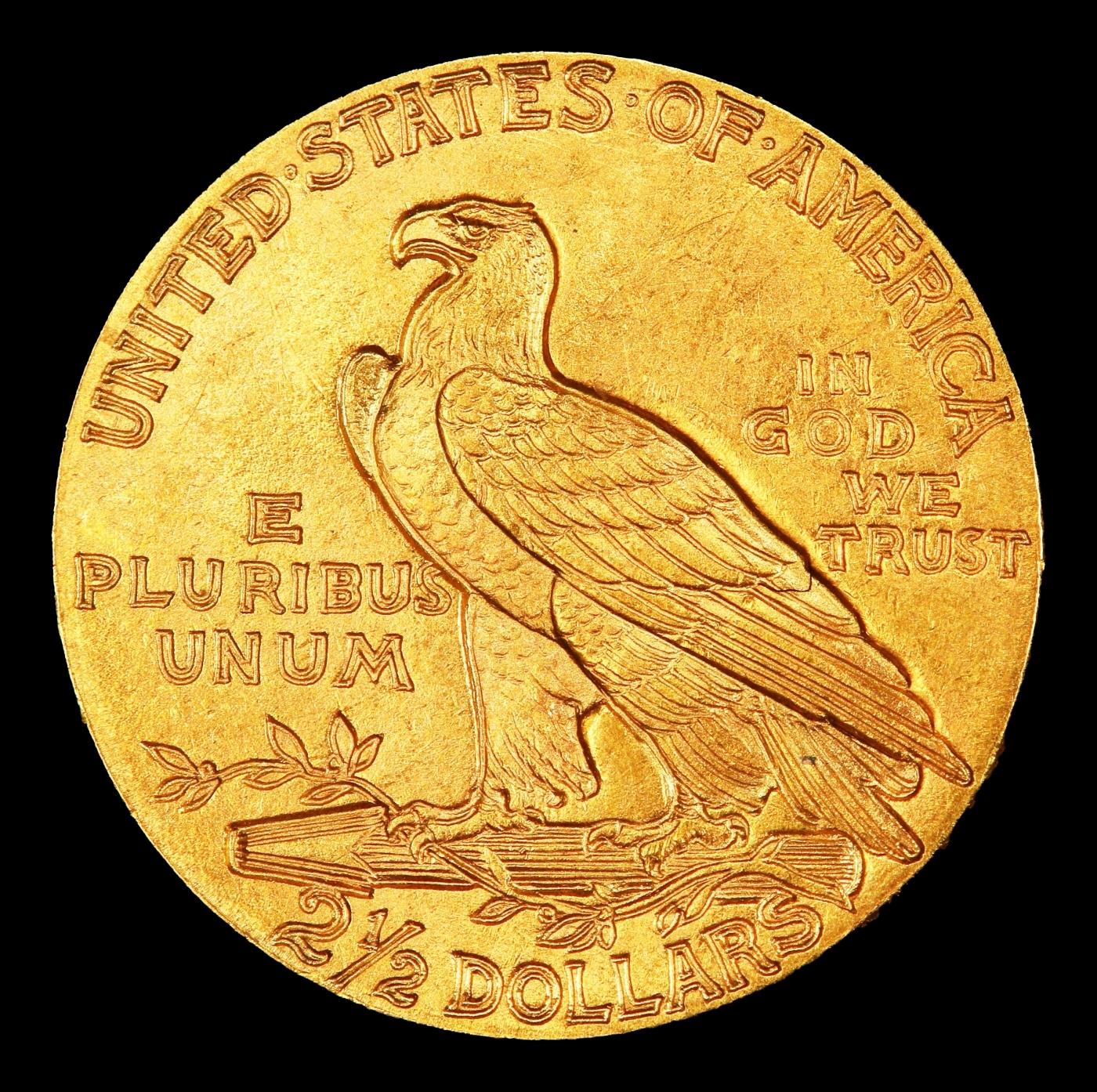 1913-p Gold Indian Quarter Eagle TOP POP! $2 1/2 ms66+ USCG