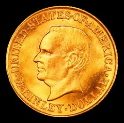 1916 McKinley Gold Commem Dollar Near Top Pop! 1 ms67+ SEGS
