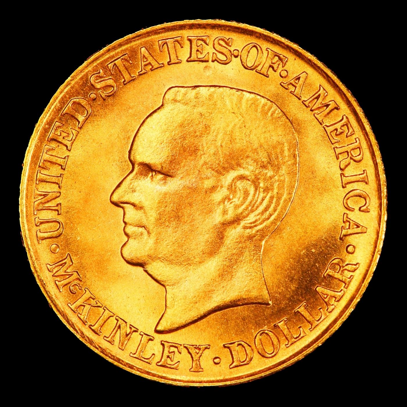 1916 McKinley Gold Commem Dollar Near Top Pop! 1 ms67+ SEGS