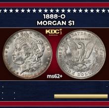 1888-o Morgan Dollar $1 Grades ms62+
