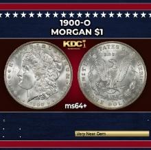 1900-o Morgan Dollar $1 Grades ms64+