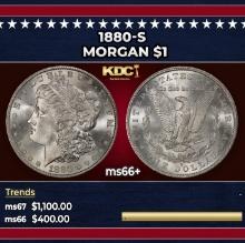 1880-s Morgan Dollar $1 ms66+ SEGS