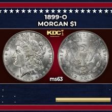 1899-o Morgan Dollar $1 Grades ms63