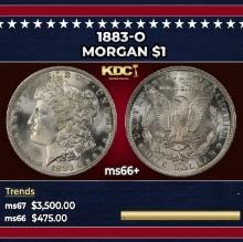 1883-o Morgan Dollar $1 ms66+ SEGS