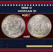 1888-o Morgan Dollar $1 Grades ms63