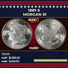 1881-s Morgan Dollar $1 ms66+ SEGS