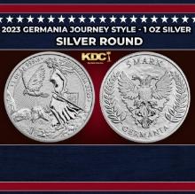 2023 Germania Journey Style - 1 oz Silver Round Round