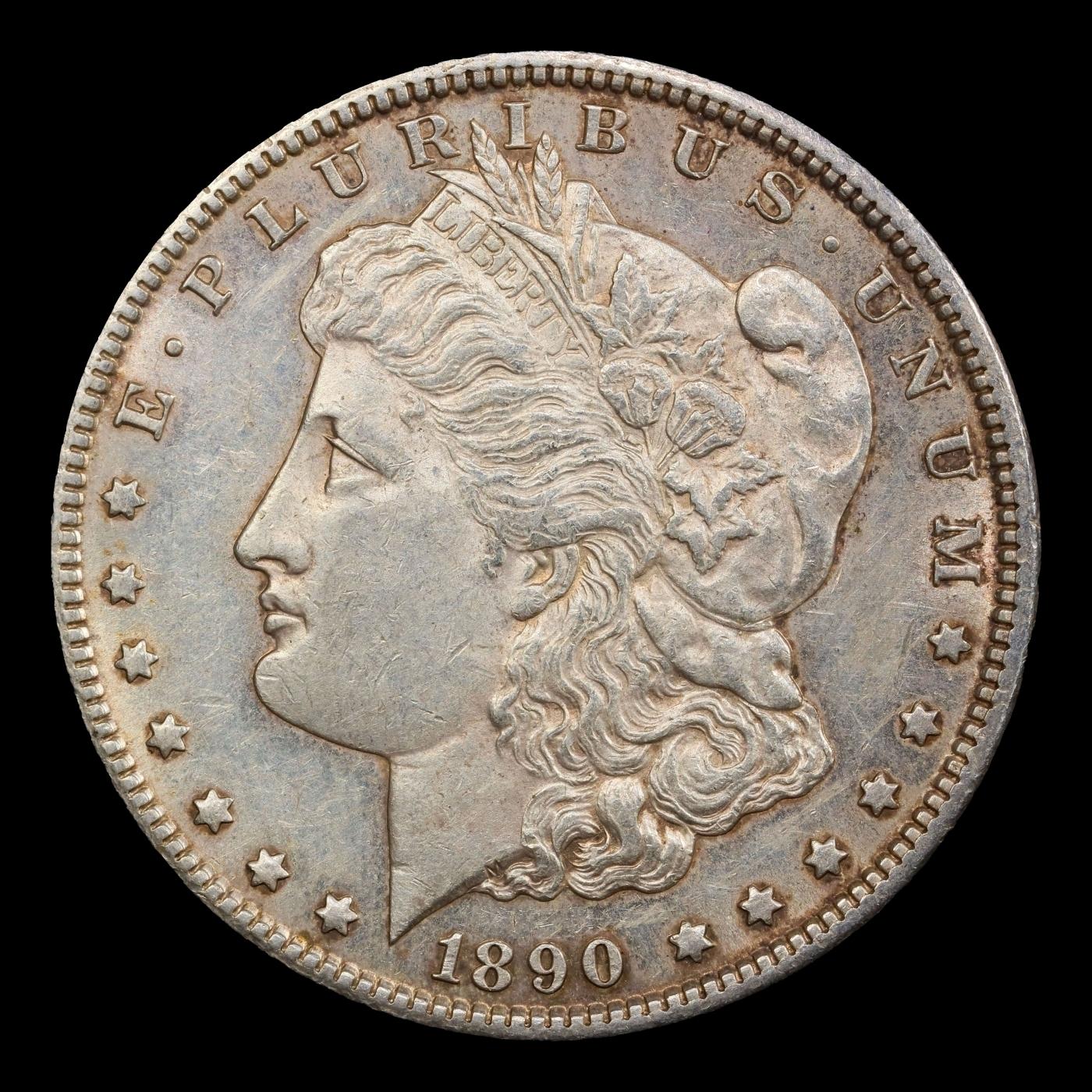 1890-cc Morgan Dollar $1 ms63 USCG