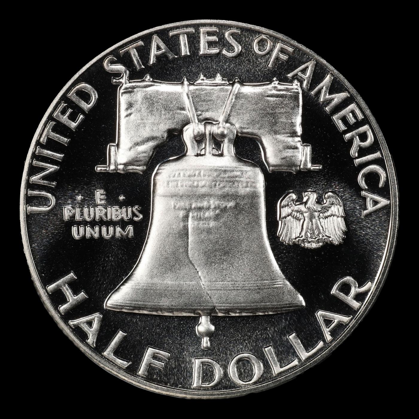1962 Proof Franklin Half Dollar TOP POP! 50c pr69 DCAM SEGS