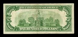 1928A $100 Green Seal Federal Reserve Note "Redeemable In Gold" Grades Select AU
